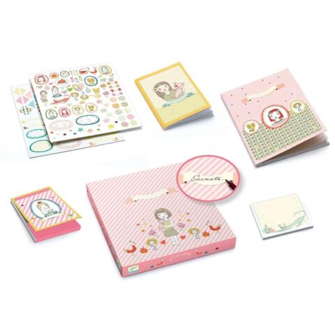 Djeco Not Defteri ve Çıkartma Seti / Rosalie