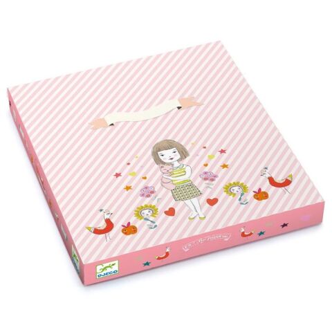 Djeco Not Defteri ve Çıkartma Seti / Rosalie