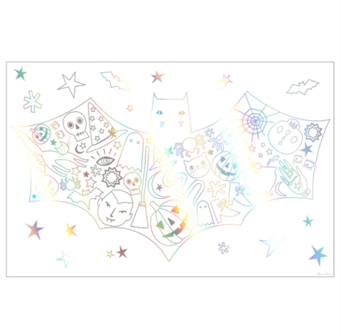Meri Meri - Halloween Colouring Posters - Cadılar Bayramı Boyama Posterleri (2'Li)