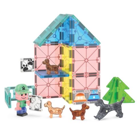 Magna-Tiles - Puppy Park - 27 Parça