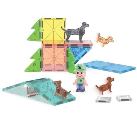 Magna-Tiles - Puppy Park - 27 Parça