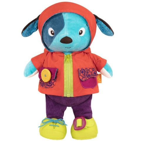B.Toys Giydirilebilir Peluş Köpek Giggly Zippies Woofer