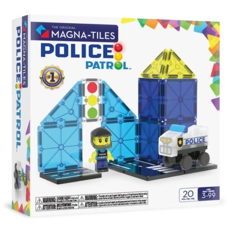Magna-Tiles - Police Patrol - 20 Parça