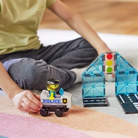 Magna-Tiles - Police Patrol - 20 Parça