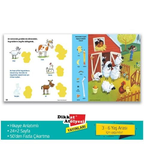 Highlights Sticker Bulmacalı Hikayeler 4`lü Set Dikkat Atölyesi