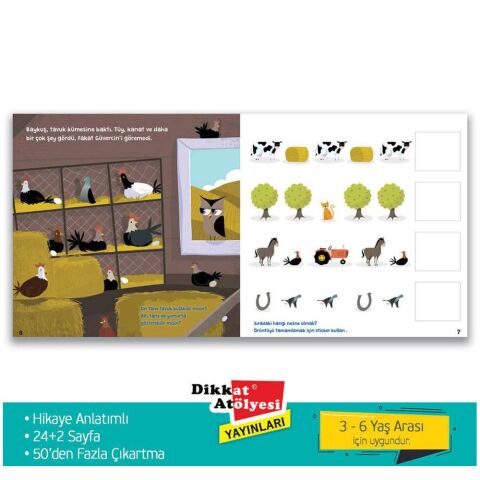 Highlights Sticker Bulmacalı Hikayeler 4`lü Set Dikkat Atölyesi