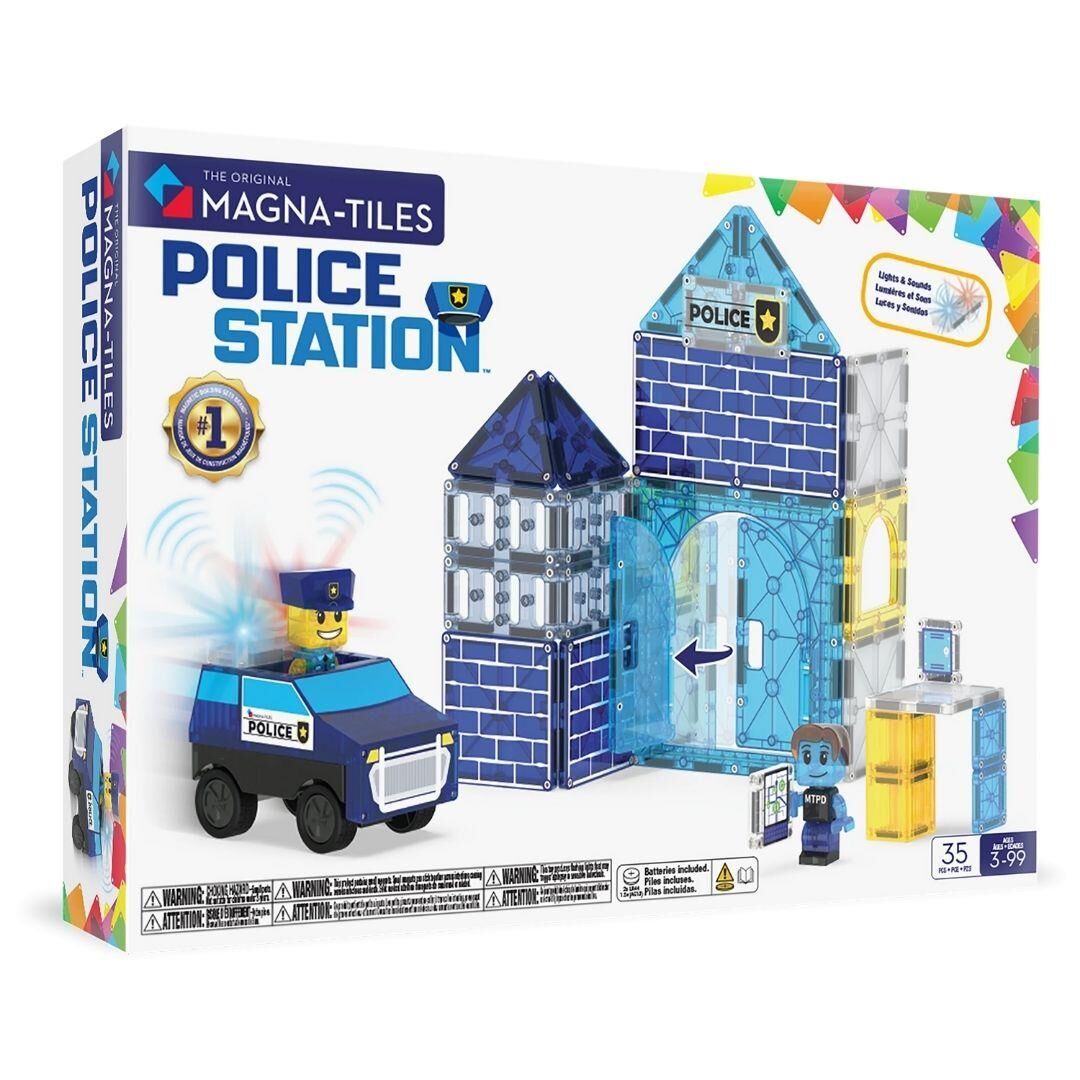 Magna-Tiles - Police Station - 35 Parça