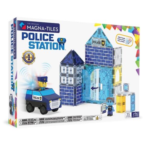 Magna-Tiles - Police Station - 35 Parça