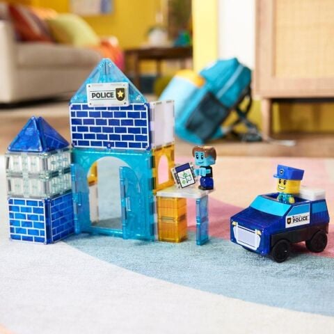 Magna-Tiles - Police Station - 35 Parça