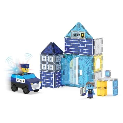 Magna-Tiles - Police Station - 35 Parça