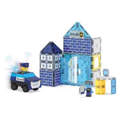 Magna-Tiles - Police Station - 35 Parça