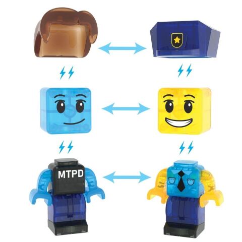 Magna-Tiles - Police Station - 35 Parça