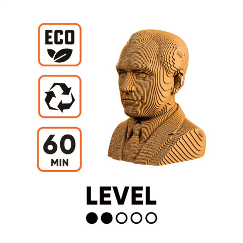 Cartonic 3D Puzzle - Mustafa Kemal Atatürk