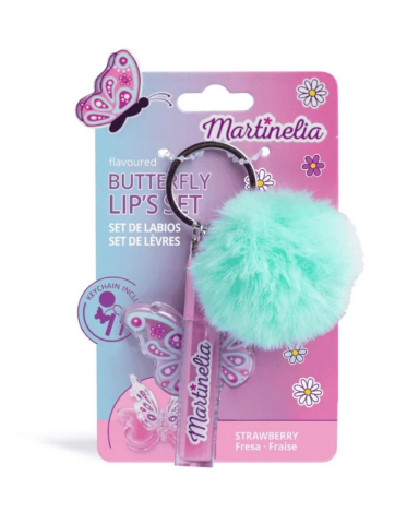 Martinelia Anahtarlık ve Dudak Parlatıcısı - Kelebek