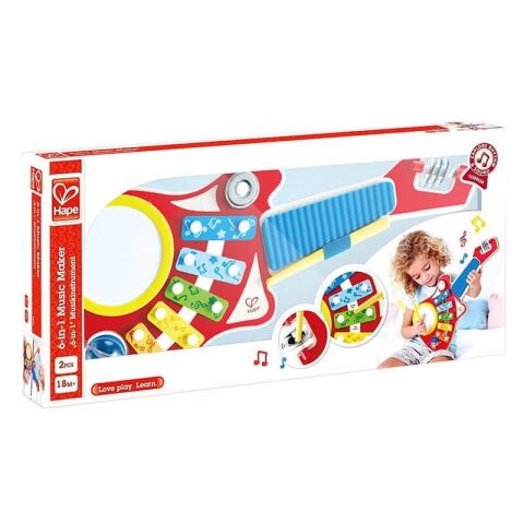 Hape 6in1 Oyuncak Müzik Aleti