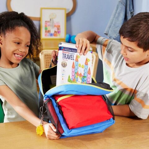 Magna-Tiles - MicroMAGS Travel Deluxe - 55 Parça