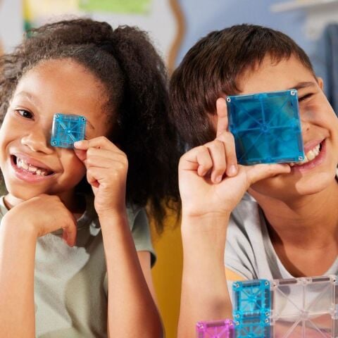Magna-Tiles - MicroMAGS Travel Deluxe - 55 Parça