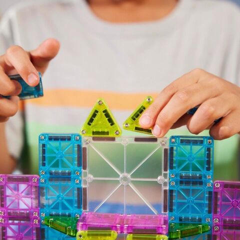 Magna-Tiles - MicroMAGS Travel Deluxe - 55 Parça