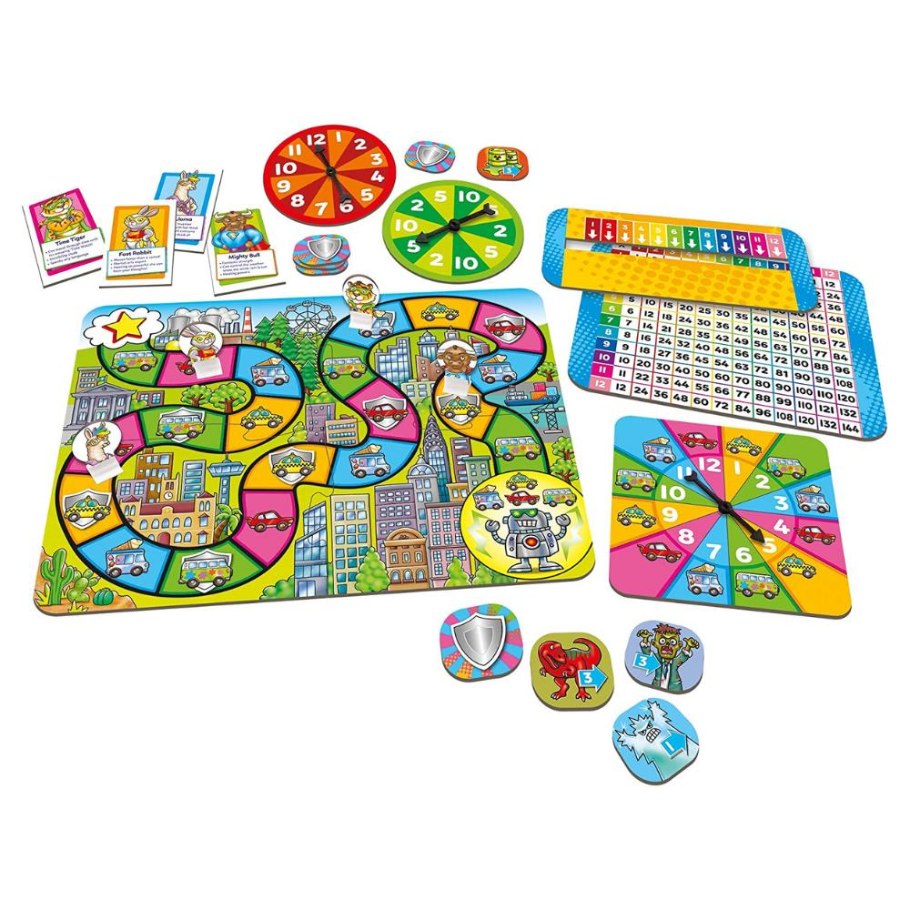 Orchard Toys Times Tables Heroes Game 6+Yaş Çarpım Tablosu Oyunu