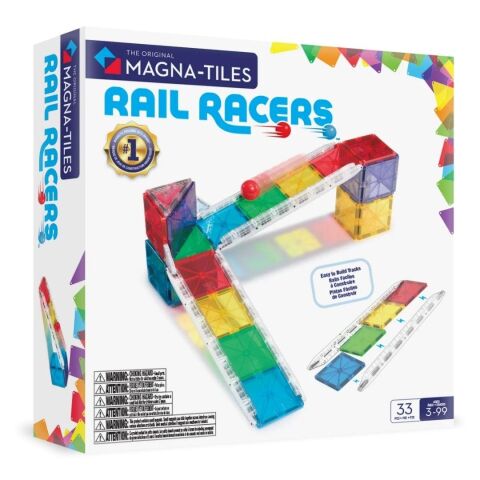 Magna-Tiles -  Rail Racers - 33 Parça