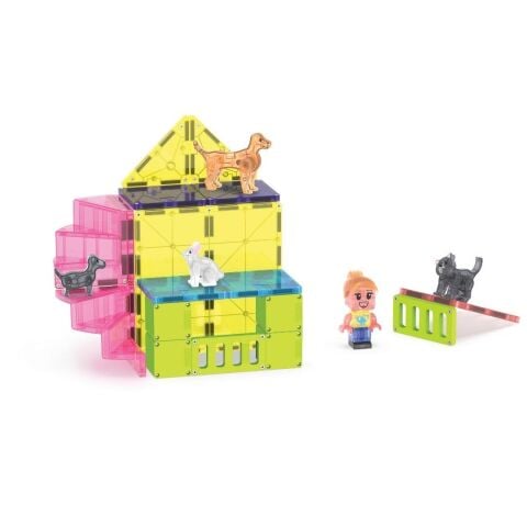 Magna-Tiles - Pet Playhouse - 50 Parça