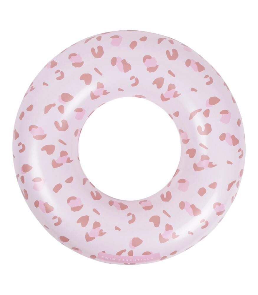 Swim Essentials Old Pink Leopard Yüzme Simidi 90cm
