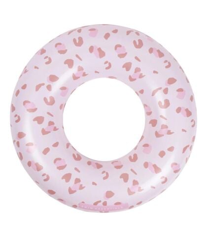 Swim Essentials Old Pink Leopard Yüzme Simidi 90cm