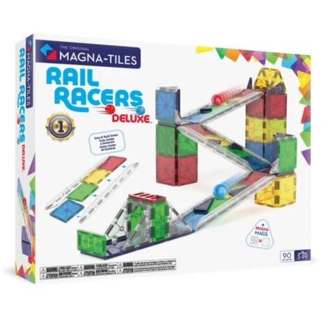 Magna-Tiles -  Rail Racers Deluxe  - 90 Parça