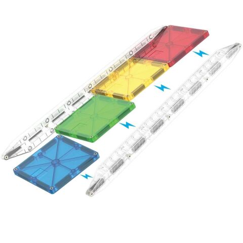 Magna-Tiles -  Rail Racers Deluxe  - 90 Parça