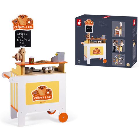 Janod Ahşap Waffle Tezgahı - Role Play Evcilik Oyunları