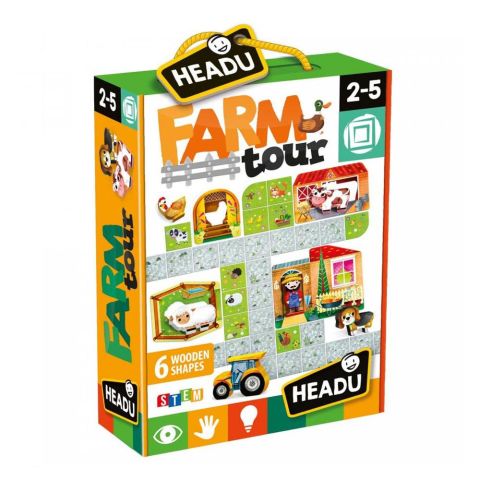 Headu Farm Tour (2-5 Yaş) Çiftlik Temalı Eğlenceli Grup Oyunu