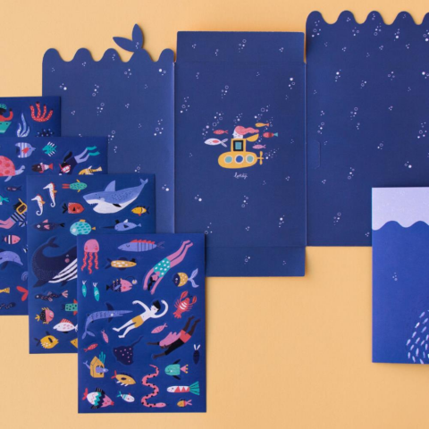 Londji Activities Stickers / Aktiviteler Çıkartma Deniz