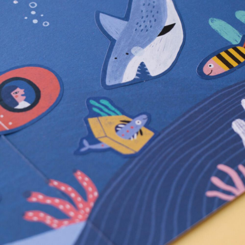 Londji Activities Stickers / Aktiviteler Çıkartma Deniz