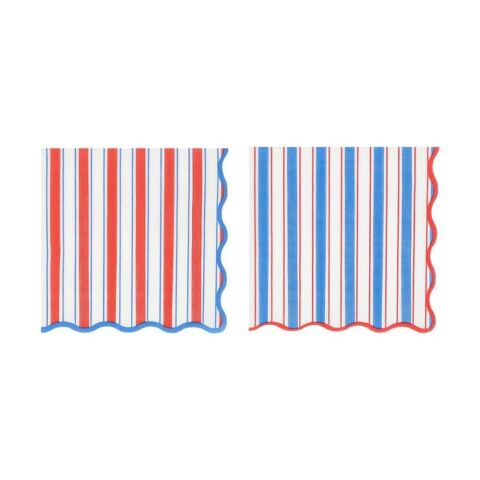 Meri Meri - Denizci Çizgili Peçete - L - 16 Adet