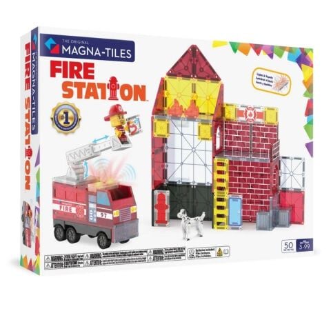 Magna-Tiles -  Fire Station - 50 Parça