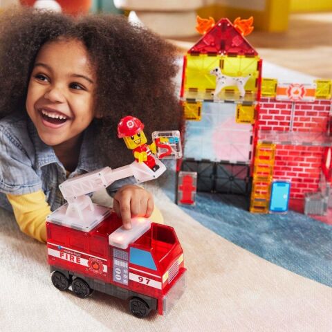 Magna-Tiles -  Fire Station - 50 Parça