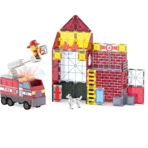 Magna-Tiles -  Fire Station - 50 Parça