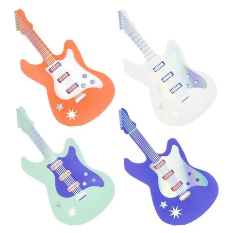 Meri Meri - Elektro Gitar Peçete - L - 16 Adet
