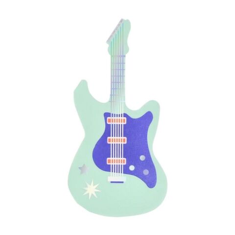 Meri Meri - Elektro Gitar Peçete - L - 16 Adet