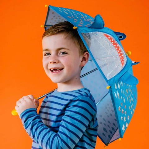 Floss & Rock 3D Renk Değiştiren Şemsiye / Shark