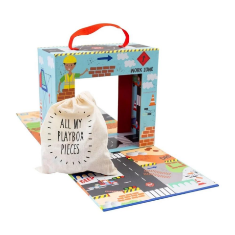 Floss & Rock Ahşap Figürlü Oyun Kutuları / Construction