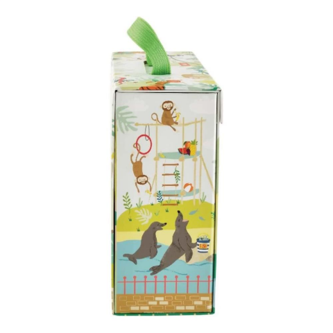 Floss & Rock Ahşap Figürlü Oyun Kutuları / Jungle