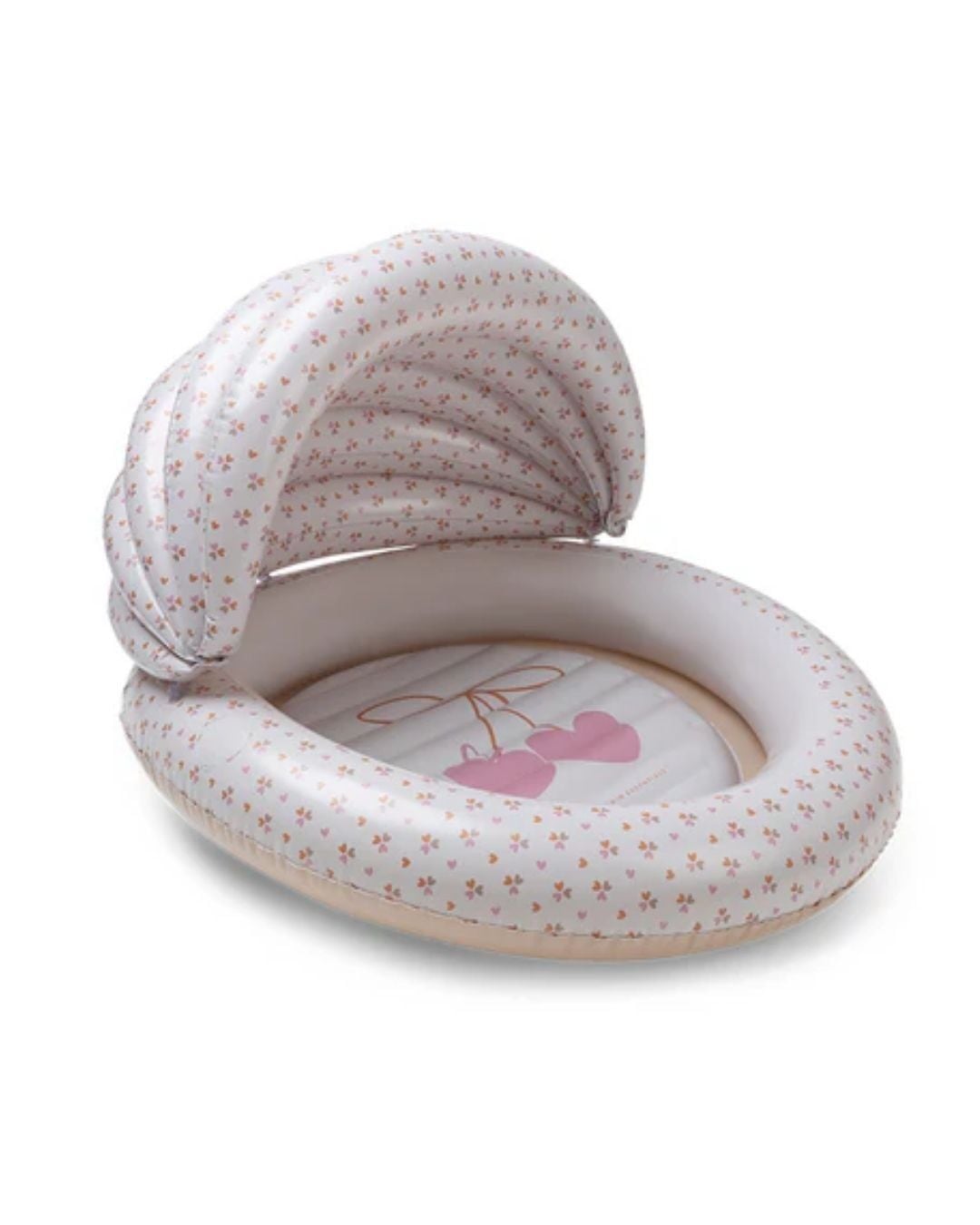 Swim Essentials Bej Cozy Hearts Çocuk Gölgelikli Şişme Oyun ve Yüzme Havuzu 100cm