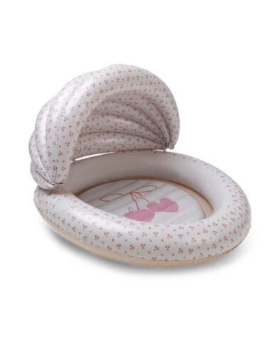 Swim Essentials Bej Cozy Hearts Çocuk Gölgelikli Şişme Oyun ve Yüzme Havuzu 100cm