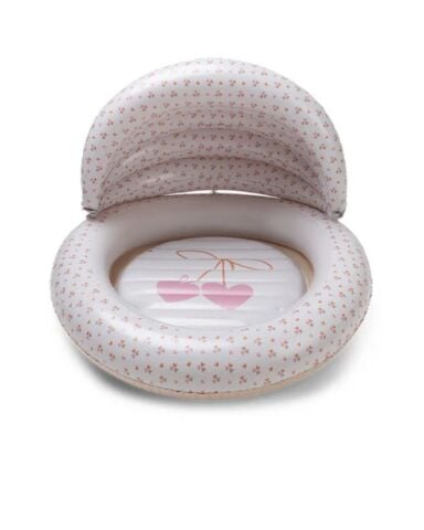 Swim Essentials Bej Cozy Hearts Çocuk Gölgelikli Şişme Oyun ve Yüzme Havuzu 100cm