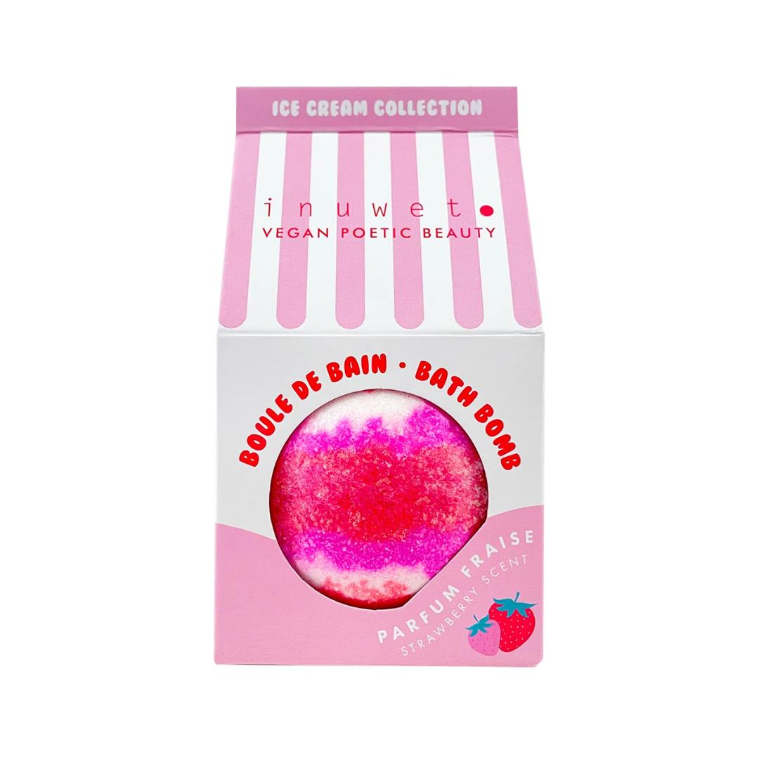 Inuwet Icecream Çilek Banyo Bombası