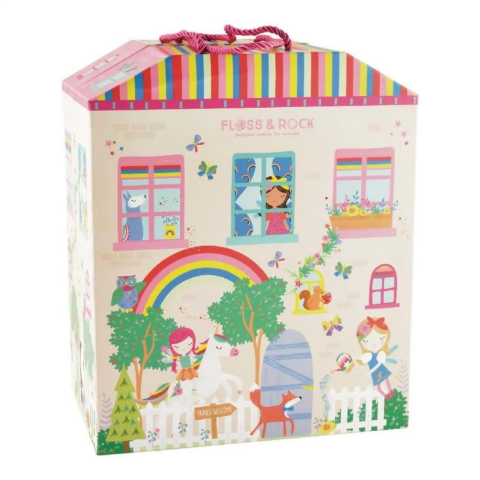 Floss & Rock Ahşap Figürlü Oyun Kutuları / Rainbow