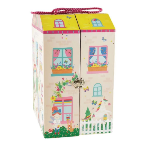 Floss & Rock Ahşap Figürlü Oyun Kutuları / Rainbow