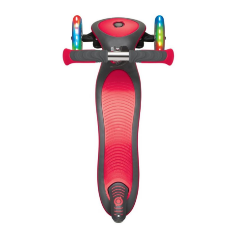 Globber Elite Deluxe Işıklı Scooter-Kırmızı