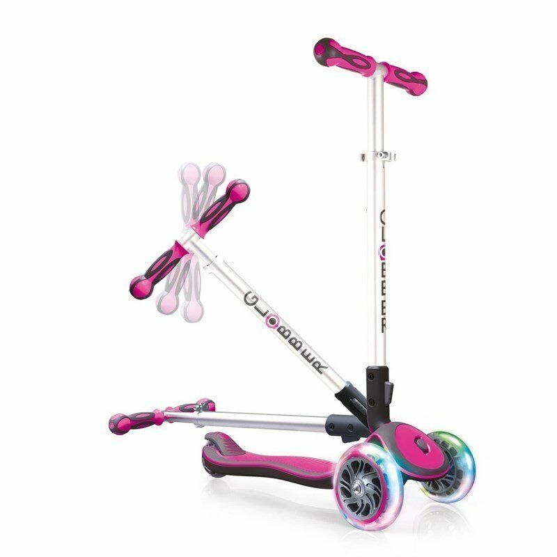 Scooter - Elite Katlanan Işıklı - Pembe